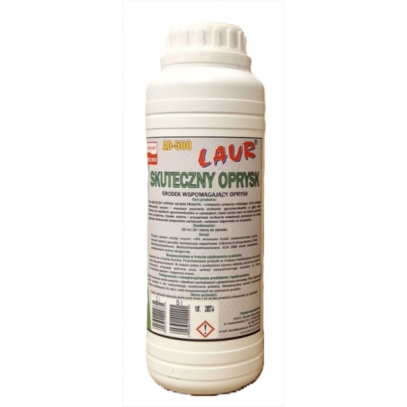 SKUTECZNY OPRYSK - ADIUWANT WSPOMAGAJĄCY OPRYSK - 1L