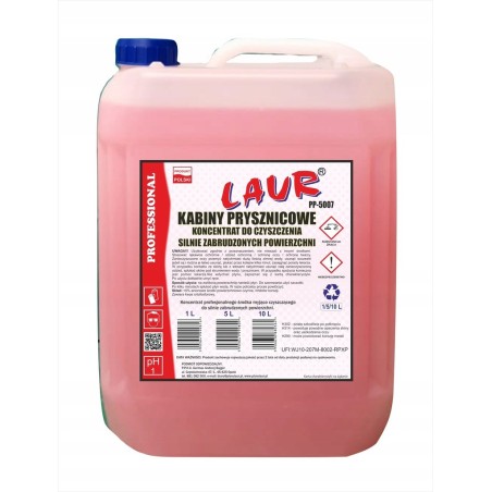KONCENTRAT PŁYNU DO CZYSZCZENIA KABIN PRYSZNICOWYCH - 5L