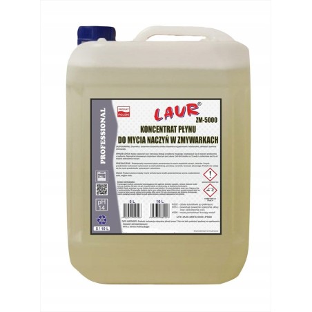 KONCENTRAT PŁYNU DO MYCIA NACZYŃ W ZMYWARKACH GASTRONOMICZNYCH - 5L