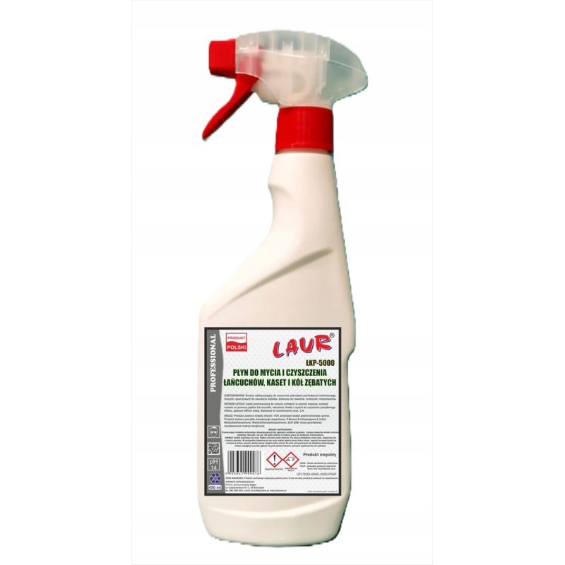 PŁYN DO MYCIA ŁAŃCUCHA I KASET ROWEROWYCH 0.45L