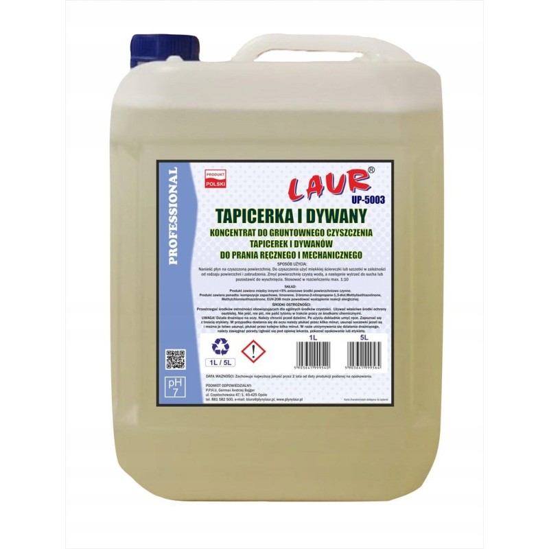 KONCENTRAT DO CZYSZCZENIA DYWANÓW I TAPICERKI 5L