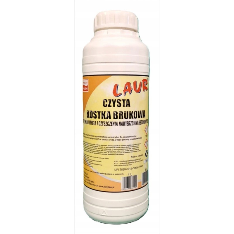 PŁYN DO CZYSZCZENIA KOSTKI BRUKOWEJ I BETONU 1L