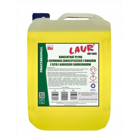 KONCENTRAT PŁYNU DO USUWANIA OWADÓW Z SZYB I KAROSERII - 5L