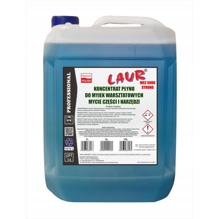 KONCENTRAT PŁYNU DO MYJEK WARSZTATOWYCH - MYCIE CZĘŚCI I NARZĘDZI - 5L