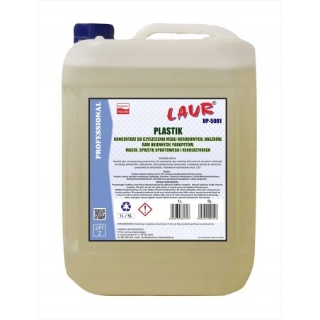 KONCENTRAT DO CZYSZCZENIA PLASTIKÓW,PCV, ITP LAUR 5L