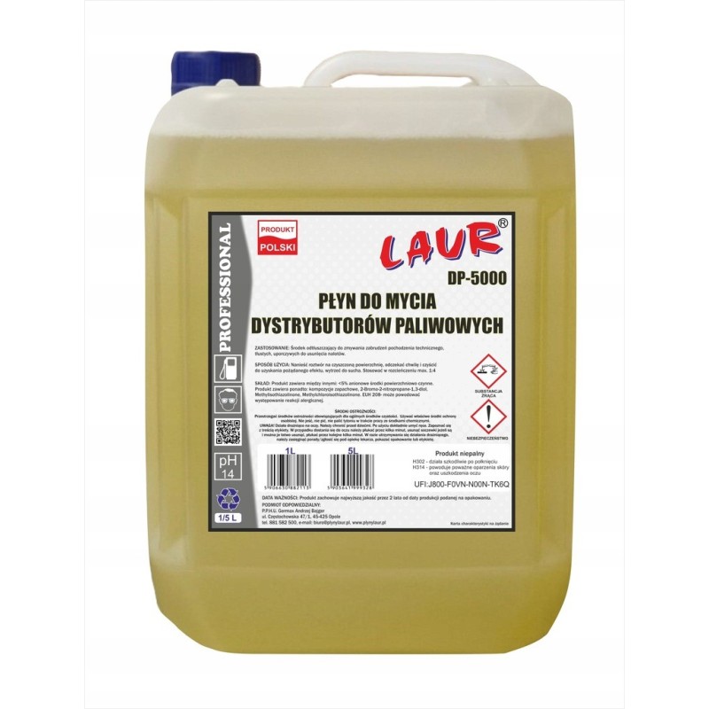 PŁYN DO MYCIA DYSTRYBUTORÓW PALIWOWYCH  - 5L