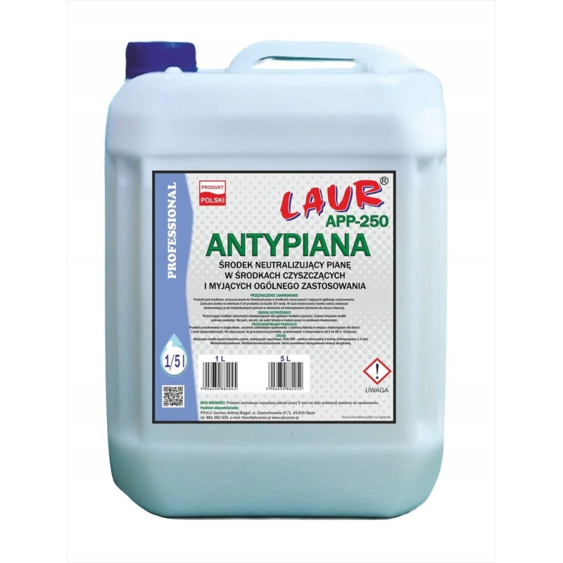 ŚRODEK NEUTRALIZUJĄCY PIANĘ  - 5L