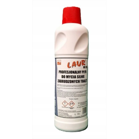 PŁYN DO MYCIA SILNIE ZABRUDZONYCH TOALET WC PROFESSIONAL 1L