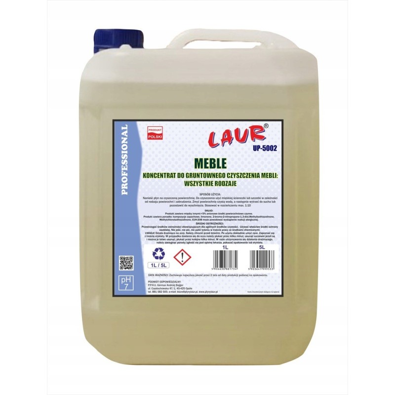 KONCENTRAT DO CZYSZCZENIA MEBLI 5L