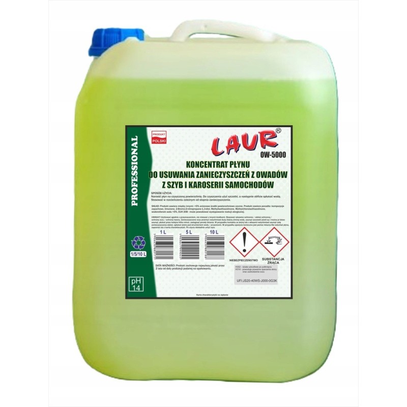 KONCENTRAT PŁYNU DO USUWANIA OWADÓW Z SZYB I KAROSERII