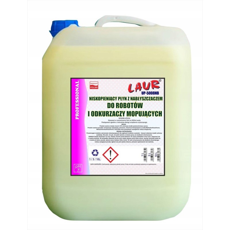 PŁYN  Z NABŁYSZCZACZEM do ROBOTÓW I ODKURZACZY MOPUJĄCYCH