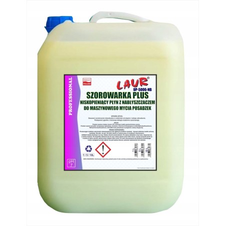 SZOROWARKA PLUS - NISKOPIENIĄCY PŁYN Z NABŁYSZCZACZEM DO MASZYNOWEGO MYCIA POSADZEK