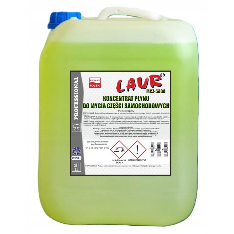 KONCENTRAT PŁYNU DO MYCIA CZĘŚCI SAMOCHODOWYCH - 10L