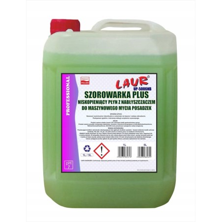 SZOROWARKA PLUS - NISKOPIENIĄCY PŁYN Z NABŁYSZCZACZEM DO MASZYNOWEGO MYCIA POSADZEK - 5l