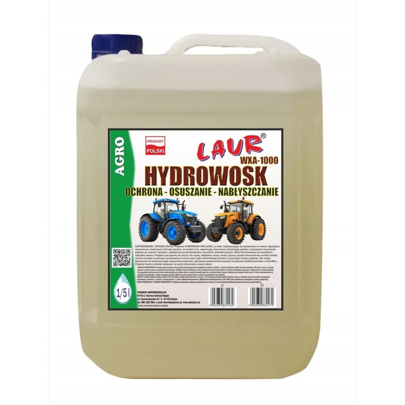 HYDROWOSK AGRO - WOSK NA MOKRO DO MASZYN ROLNICZYCH - 5L