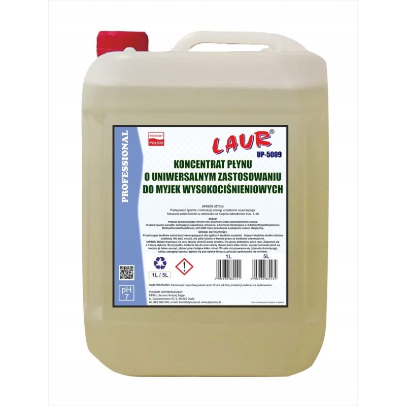 UNIWERSALNY KONCENTRAT DO MYJEK CIŚNIENIOWYCH - 5l