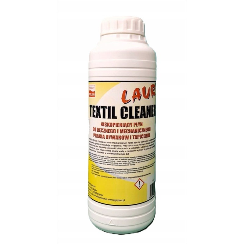 TEXTIL CLEANER KONCENTRAT NISKOPIENIĄCEGO PŁYNU DO ODKURZACZY PIORĄCYCH -  1L