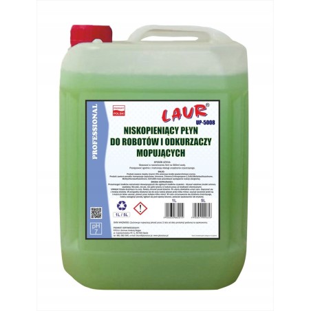 NISKOPIENIĄCY PŁYN DO ROBOTÓW I ODKURZACZY MOPUJĄCYCH -  5L