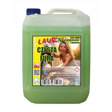 SZAMPON SAMOCHODOWY Z WOSKIEM PRAKTIK 5L