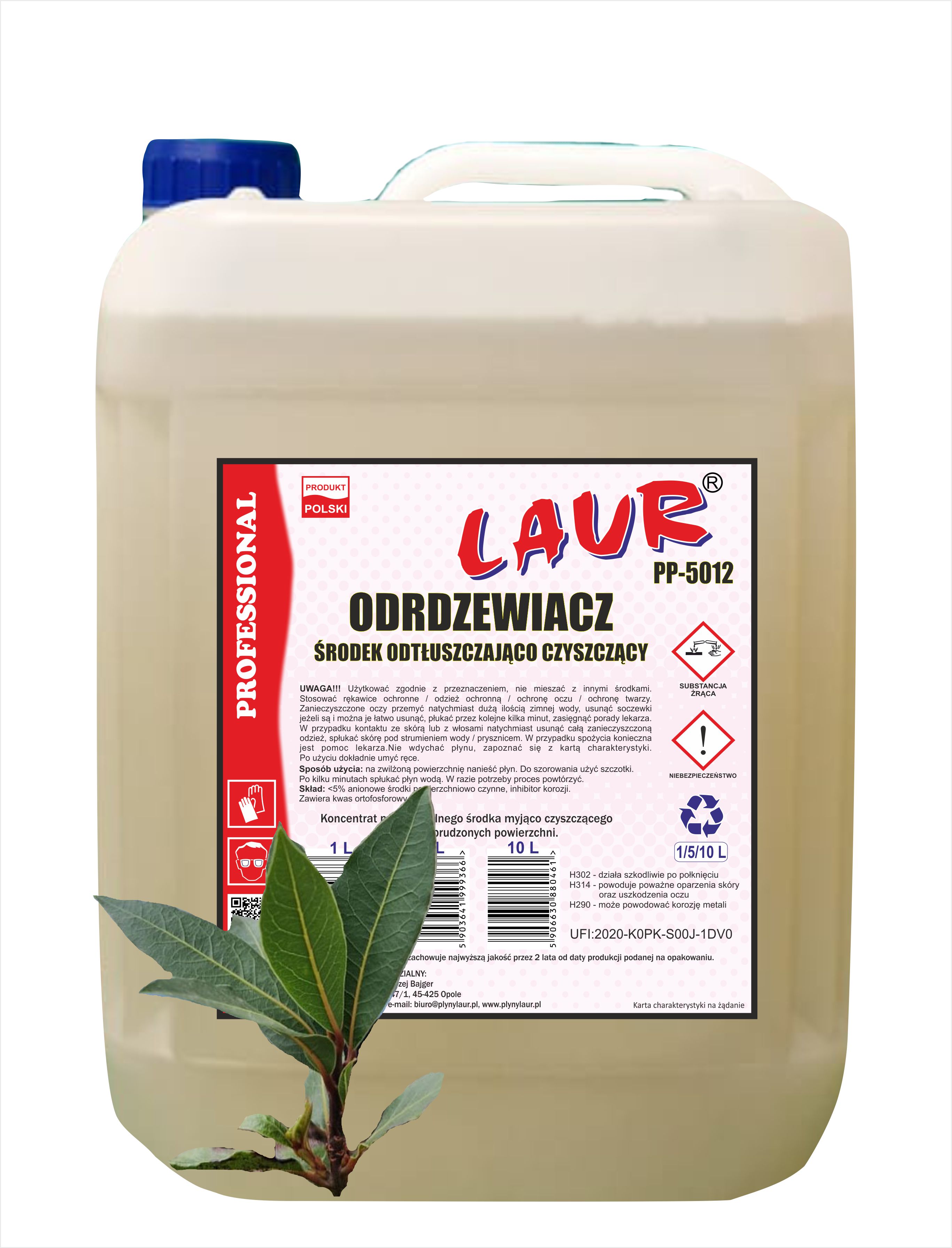 ODRDZEWIACZ - KONCENTRAT PŁYNU DO MYCIA I CZYSZCZENIA 5L - GERMAX zdjęcie 1