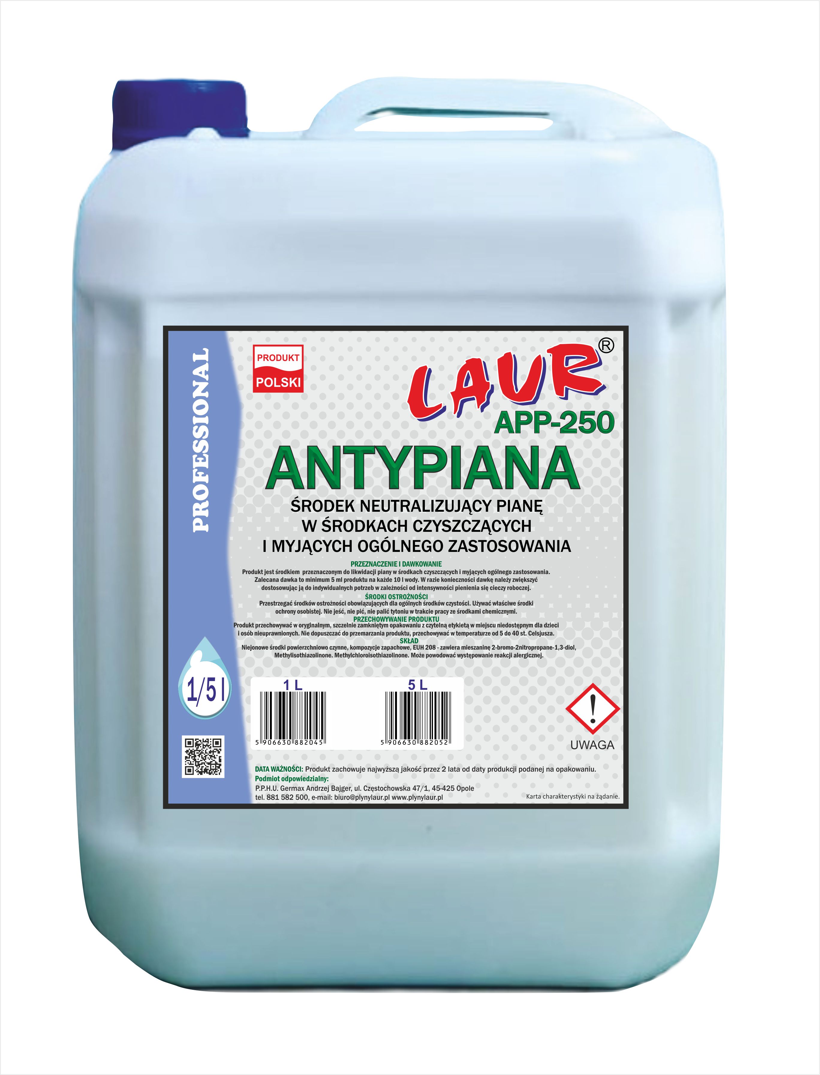 ANTYPIANA PROFESSIONAL- 5L - GERMAX zdjęcie 1