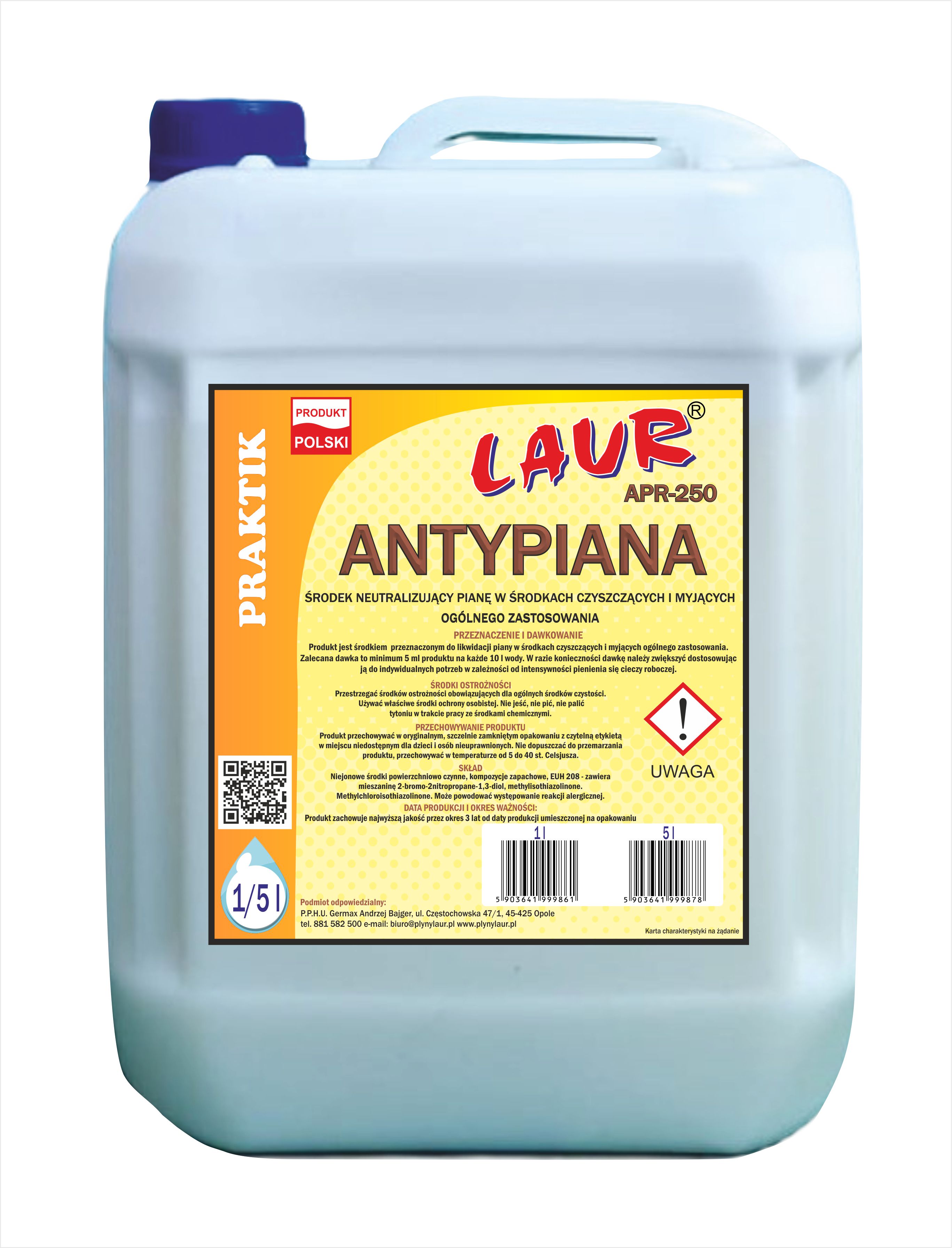 ANTYPIANA - 5L - GERMAX zdjęcie 1