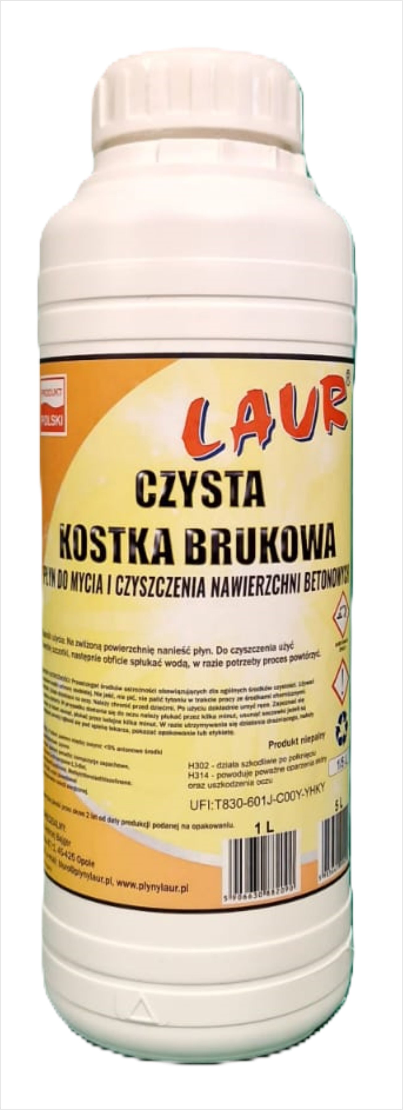 CZYSTA KOSTKA - PŁ. DO CZYSZCZENIA KOSTKI BRUKOWEJ I NAW. BETONOWYCH - 1L - GERMAX zdjęcie 1