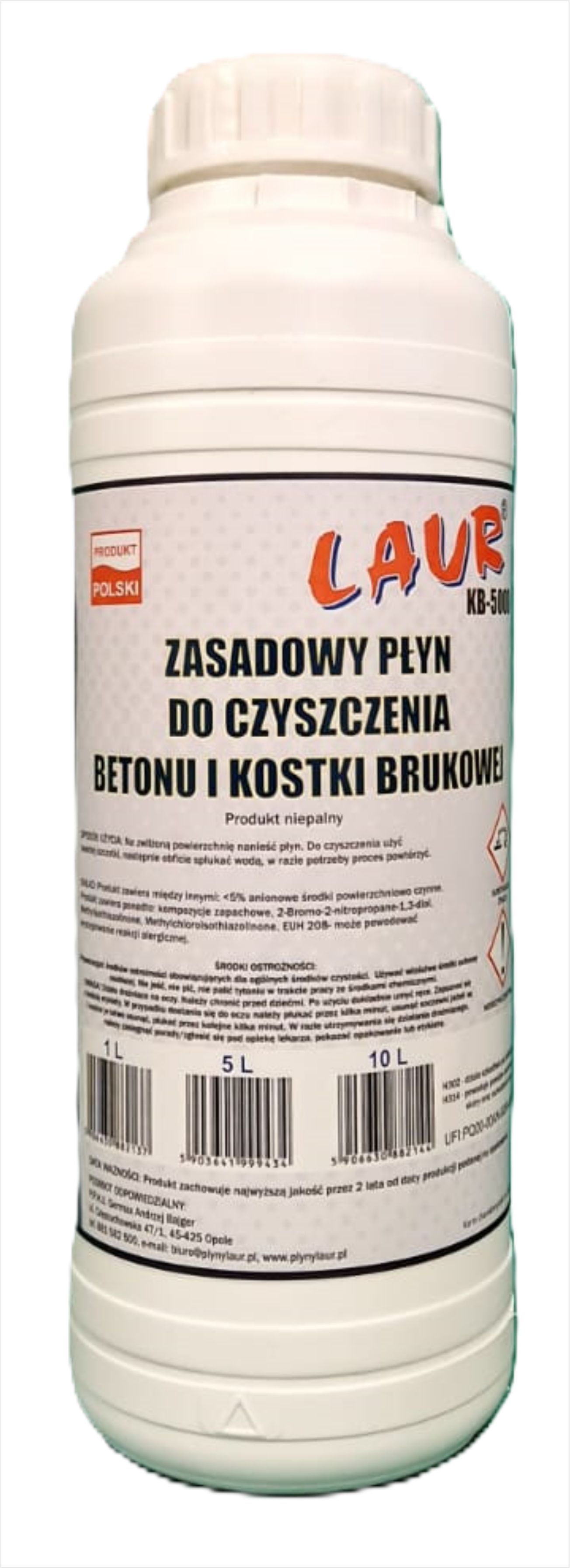 ZASADOWY PŁYN DO CZYSZCZENIA BETONU I KOSTKI BRUKOWEJ - 1L - GERMAX zdjęcie 1