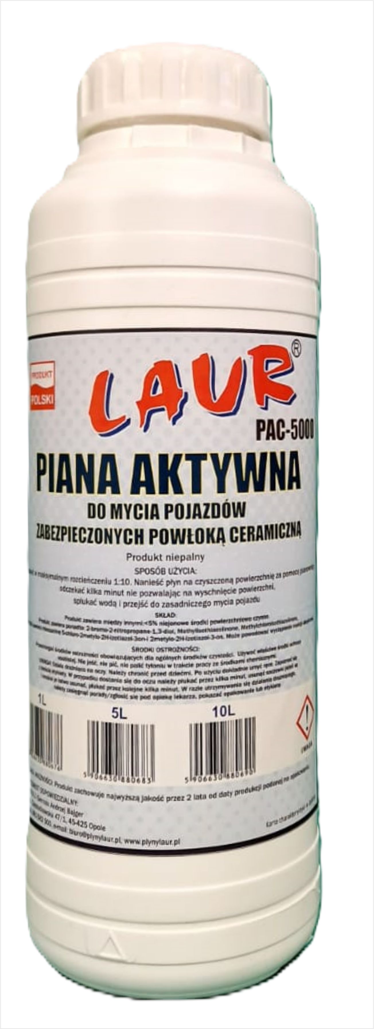 PIANA AKTYWNA DO MYCIA POJAZDÓW ZABEZPIECZONYCH POWŁOKĄ CERAMICZNĄ - 1L - GERMAX zdjęcie 1