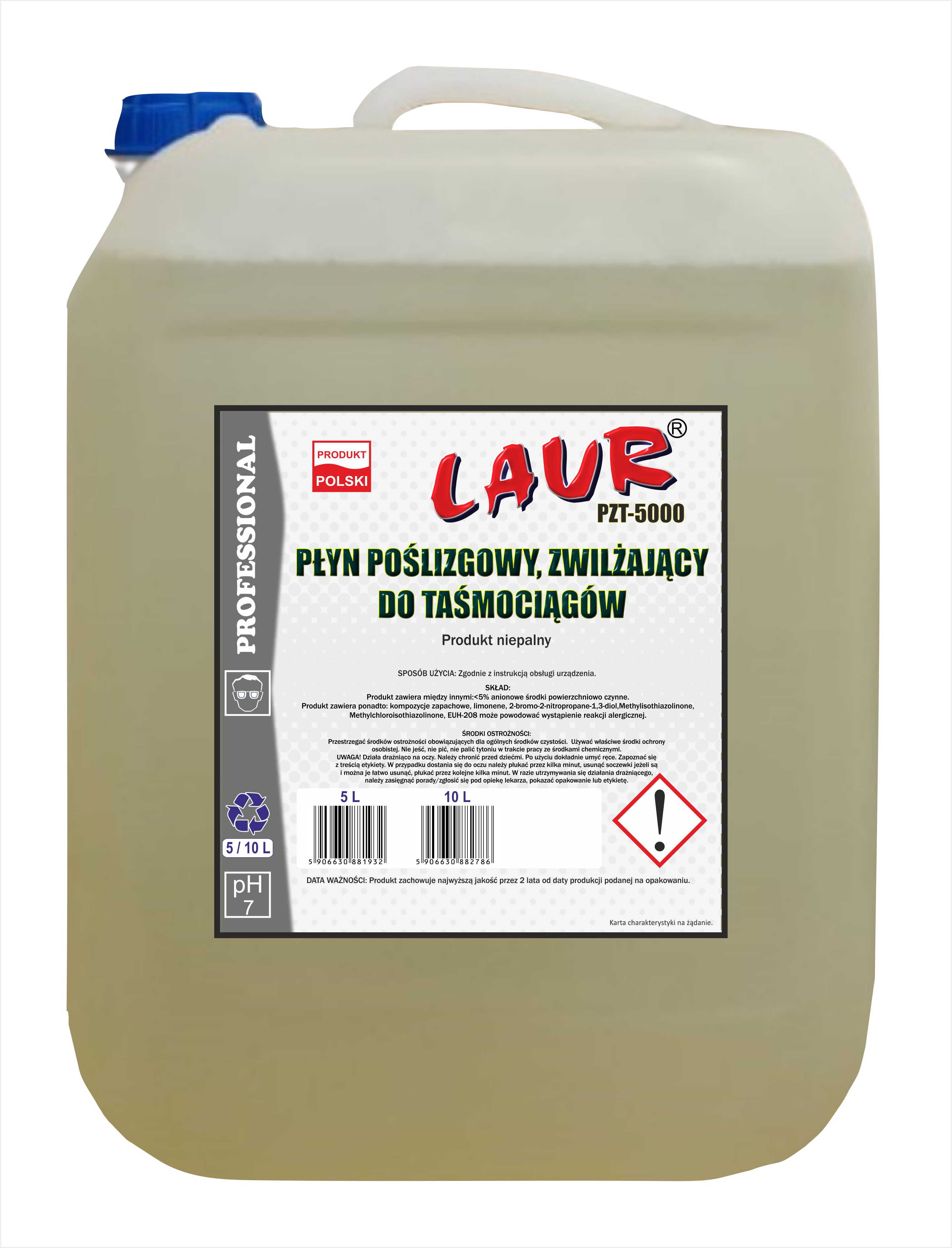 PŁYN POŚLIZGOWY, ZWILŻAJĄCY DO TAŚMOCIĄGÓW - 10L - GERMAX zdjęcie 1