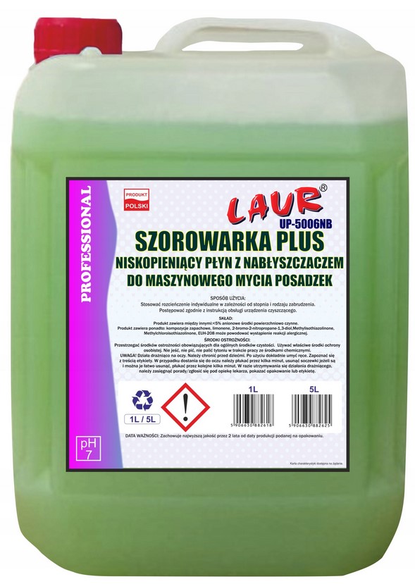 SZOROWARKA PLUS - NISKOPIENIĄCY PŁYN Z NABŁYSZCZACZEM DO MASZYNOWEGO MYCIA POSADZEK - GERMAX zdjęcie 1