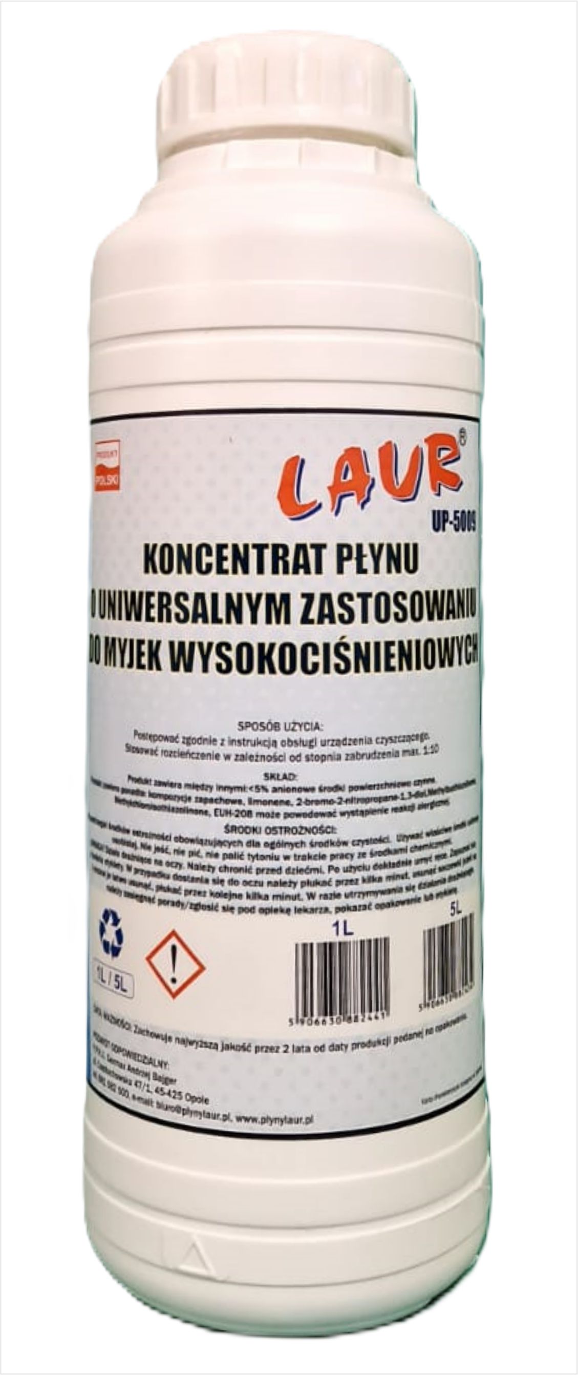 KONCENTRAT PŁYNU O UNIWERSALNYM ZASTOSOWANIU DO MYJEK CIŚNIENIOWYCH - 1L - GERMAX zdjęcie 1