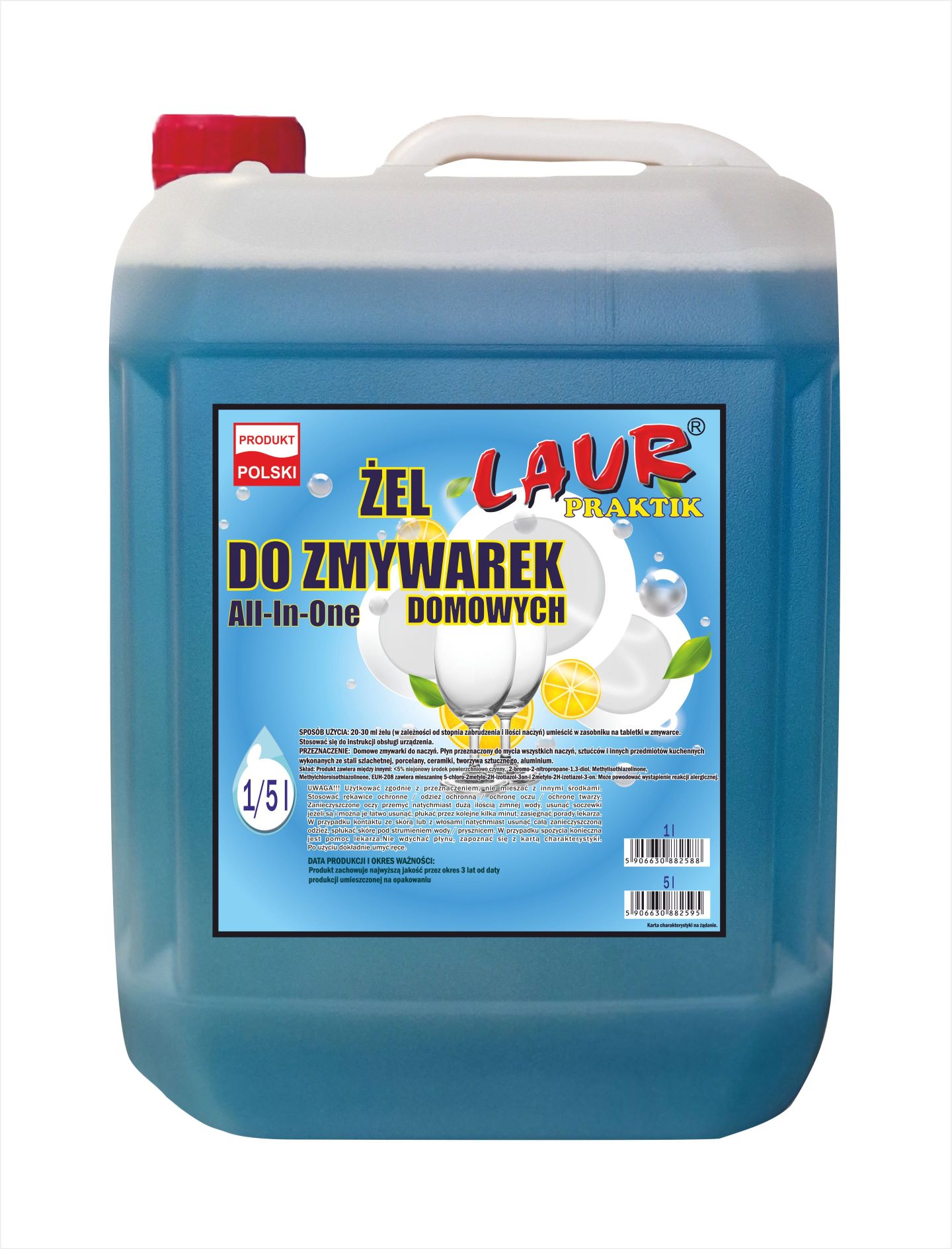 ŻEL / PŁYN DO ZMYWAREK DOMOWYCH - 5l - GERMAX zdjęcie 1